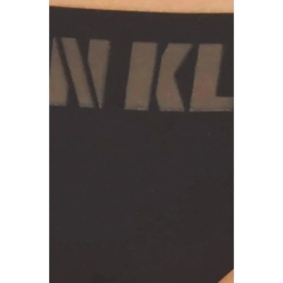 XS X-SMALL Calvin Klein QF1810 Logo-Waist Laser Bikini Black NWT New with Tags - Picture 7 of 8